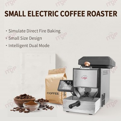 200g Elektrischer Kaffeeröster| 3 Modi mehrere Backkurven Direktfeuer-Simulation