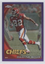 2010 Topps Chrome Retail Purple Refractor 241/555 Dwayne Bowe #C177 2u6