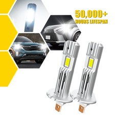 H1 LED Headlight Bulbs Conversion Hi/lo Kit Beam 6500K Bright White CANbus New