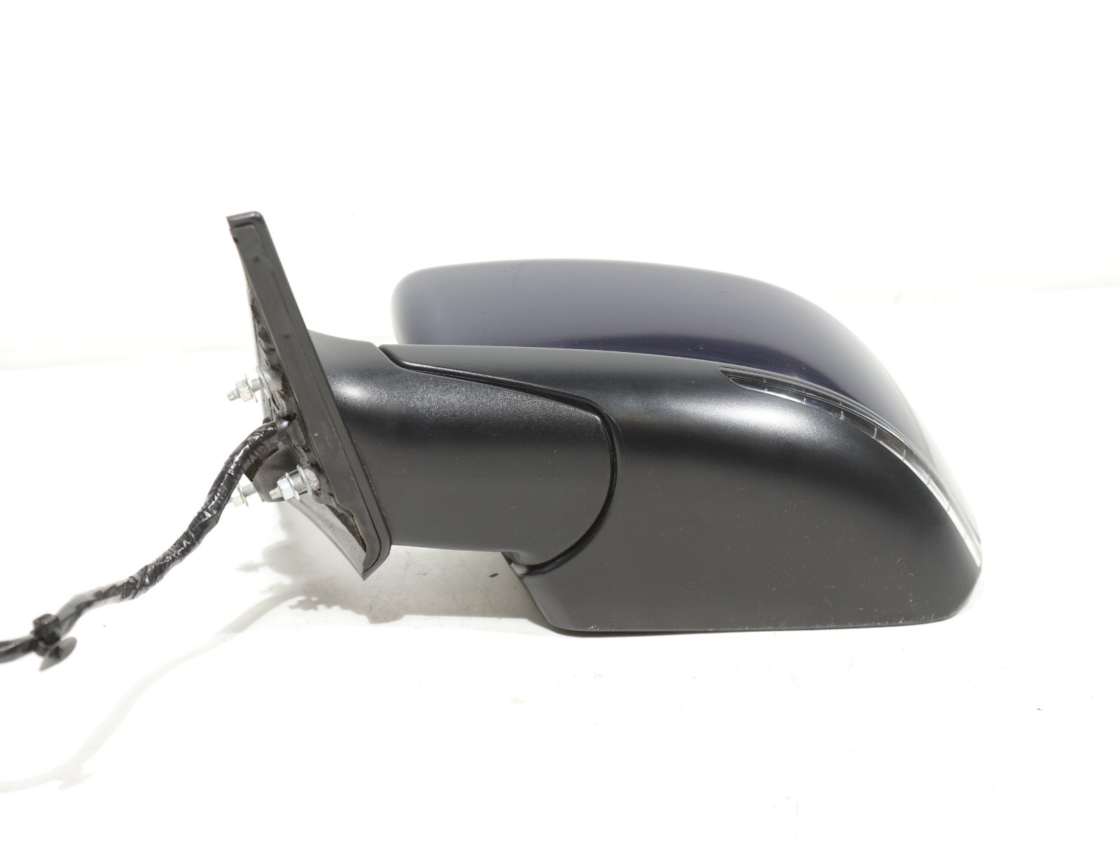 14-17 Maserati Ghibli Driver Door Mirror W/ Glass Power Fold Heated Blue OEM 21k