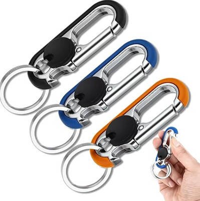 Llavero coche hombre 3pcs acero inoxidable creativo personalizado regalo hombres