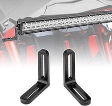 Upper Roof Light Bar Bracket Mounts Adjustable for 40"-42" Curved/Straight