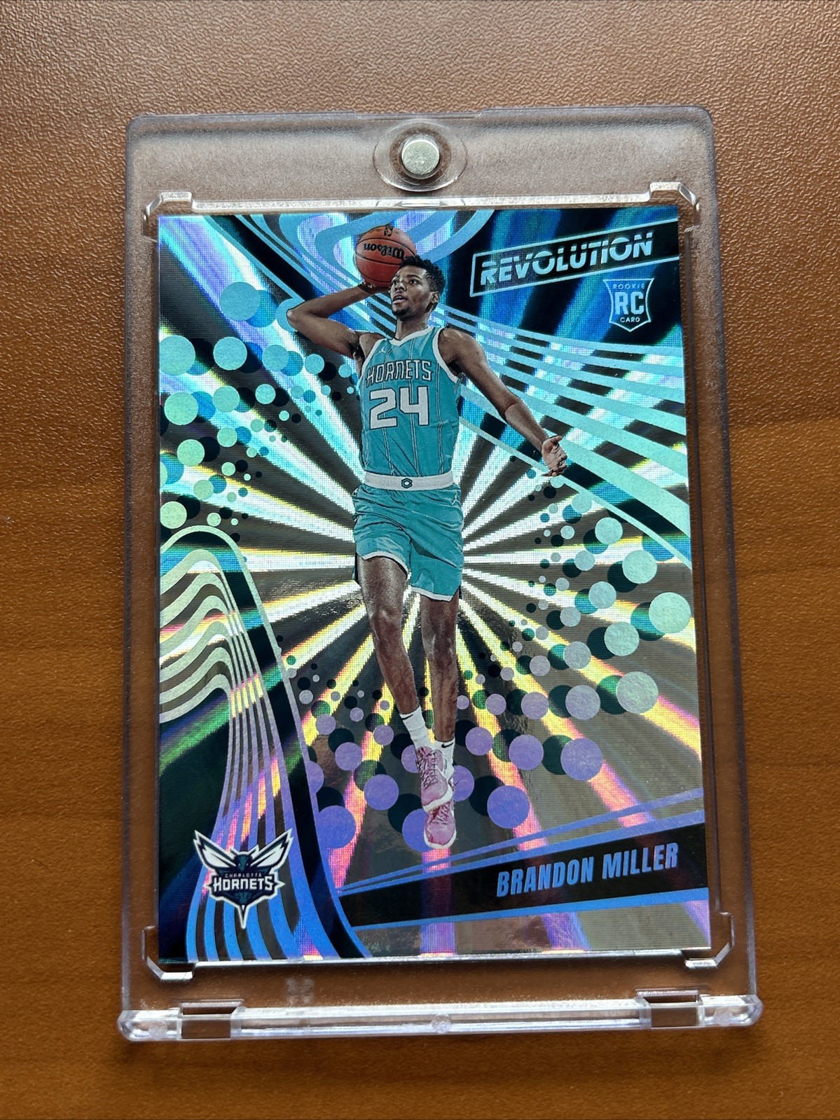 2023 Panini Revolution Brandon Miller ROOKIE Sunburst #/75 Hornets RC
