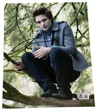 Robert Pattinson Signed Autograph 8x10 Photo Authentic Twilight Beckett BAS