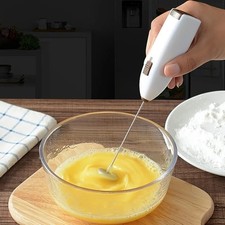 1Pc Electric Whisk Milk Frother for Coffee Lattes Egg Beating Drink Foam Mixer
