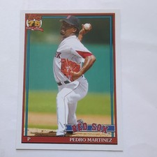 2026 Topps Series 1 1991 Topps T91-75 Pedro Martinez, Boston Red Sox
