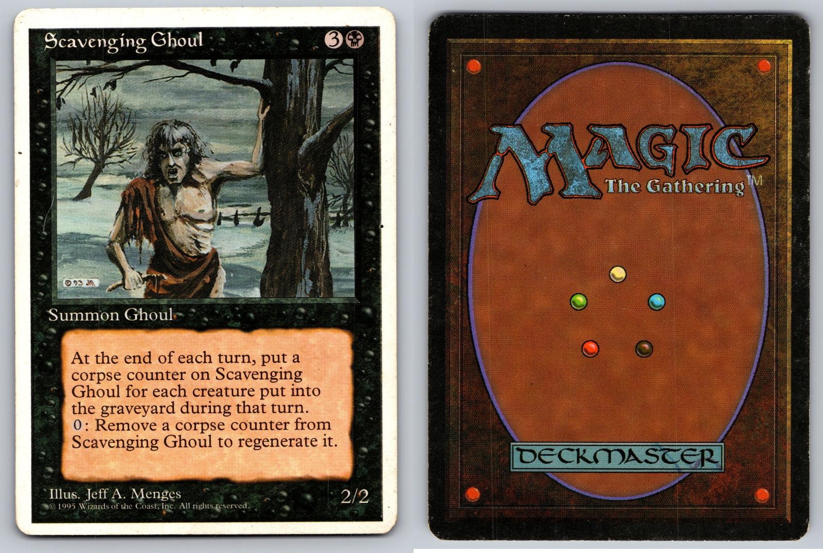 SCAVENGING GHOUL UNCOMMON FOURTH EDITION MAGIC: THE GATHERING LP