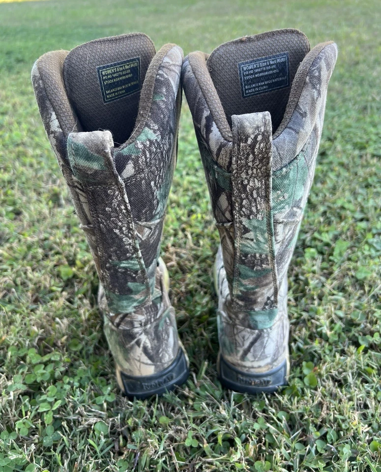 Botas de serpiente RedHead para mujer camufladas aisladas a prueba de agua punta dura con cordones talla 6 Foto 4 de 4