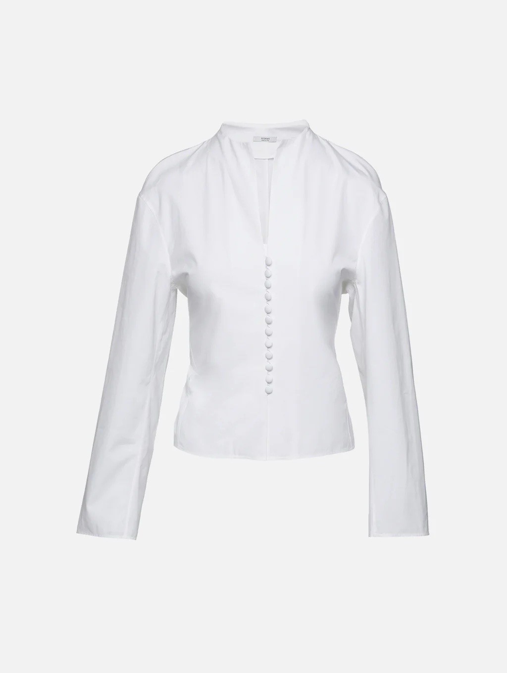Fforme Yancy White Jacket Button Down Blouse Size… - image 3
