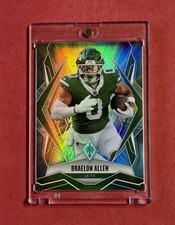 2025 Panini Phoenix - Braelon Allen #17 Green Color Burst Prizm /10 N.Y. Jets