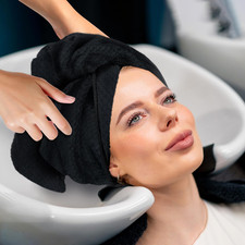 Soft Salon Towels 24 Pack, 16 X 27 Inches Microfiber Highly Absorbent Barbe...