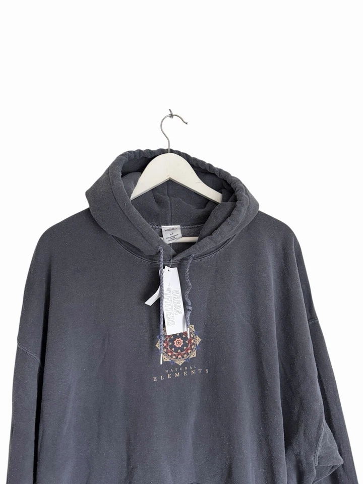 Urban Outfitters Mandala Hoodie Graphic Front Back New RRP £55 Size L - Image 2 of 4