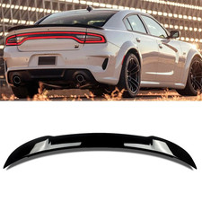 Gloss Black Hellcat Style Rear Trunk Spoiler Wing For Dodge Charger 2011-2023