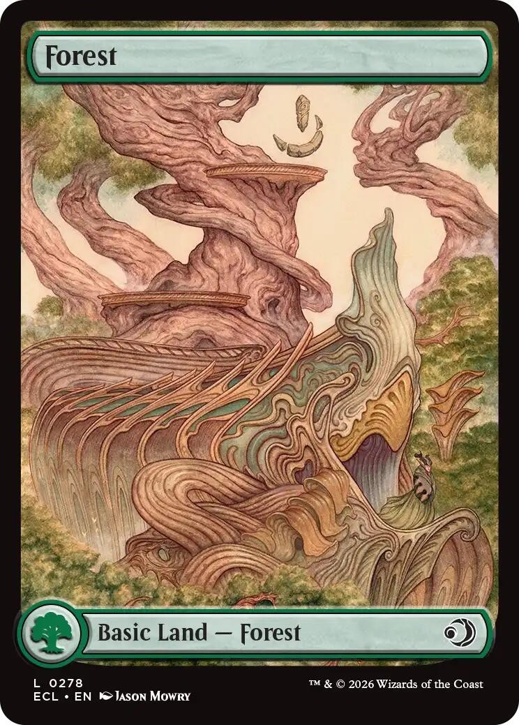 Forest (0278) Lorwyn Eclipsed MTG 278 NM