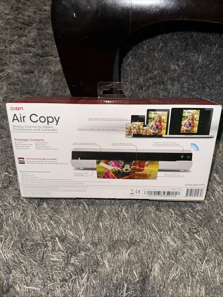 ION Air Copy Wireless Photo & Document Scanner With Built-in Wi-Fi - Image 3 of 3