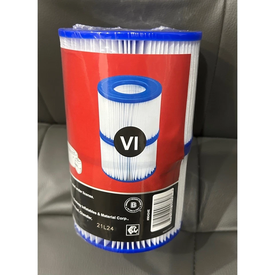 Coleman Spa Filter Cartridge (VI) Twin Pack Replacement for SaluSpa (3) NEW - Image 4 of 4