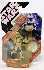 Star Wars 30th Saga Legends Yellow Clone Trooper Officer 3.75  Figure Hasbro New