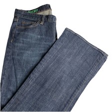 J Crew Stretch Women’s Jeans 32x31R Bootcut Dark Wash Blue Denim Zip Fly