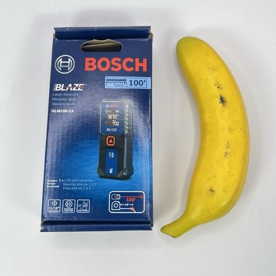 BOSCH GLM100-23 100 Ft Blaze Laser Distance Measure, Includes 2 AA Batteries