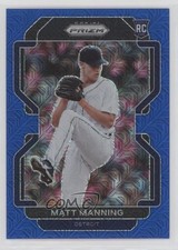2022 Panini Prizm Tier III Blue Mojo Prizm 162/199 Matt Manning #260 0q0m