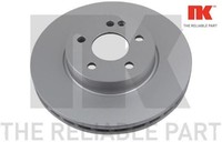 2X Bremsscheibe NK 313375 2 Bremsscheiben Vorderachse Vorne FüR Mercedes-Benz