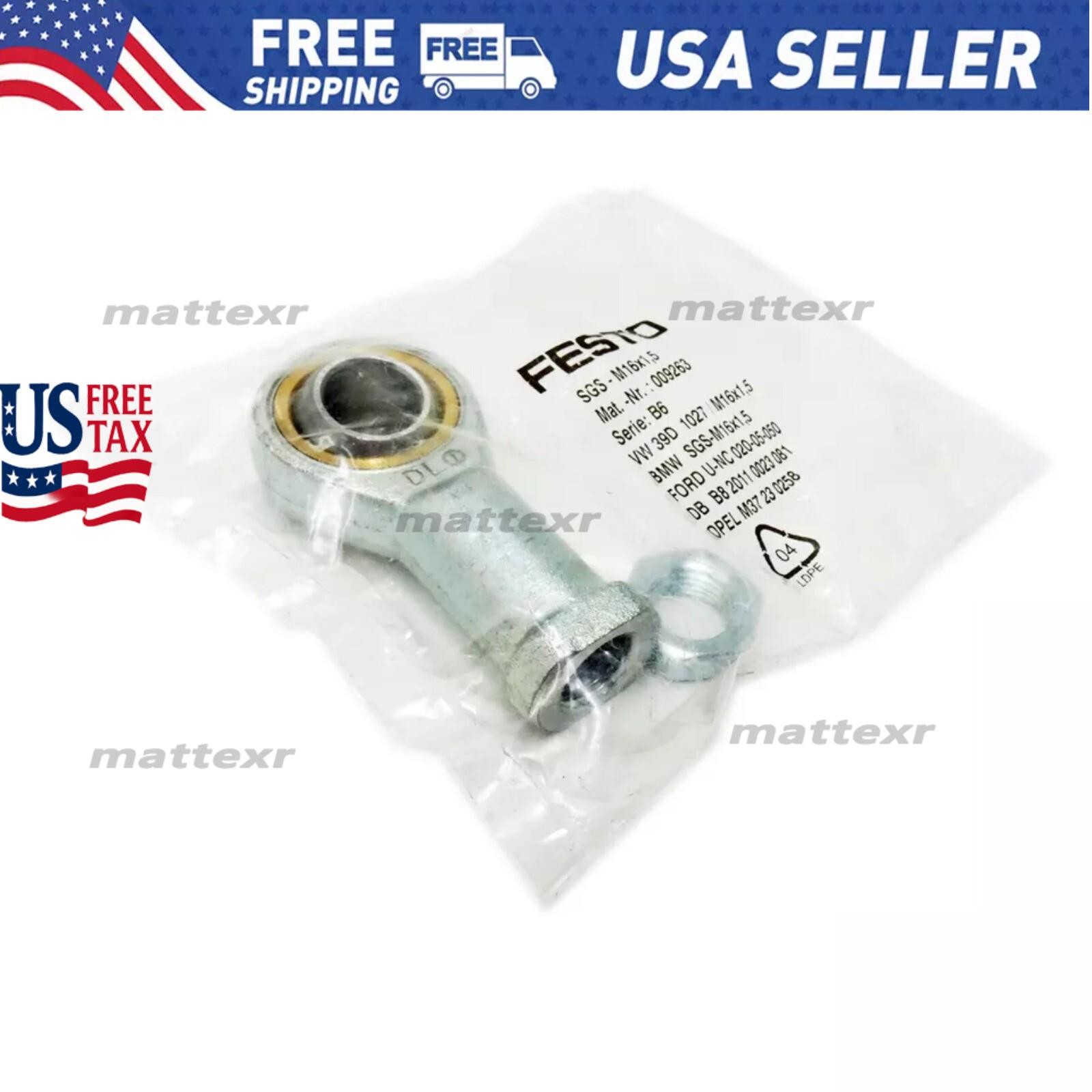 NEW FESTO 9263 SGS-M16X1,5 Rod End Bearing Mounting Assembly