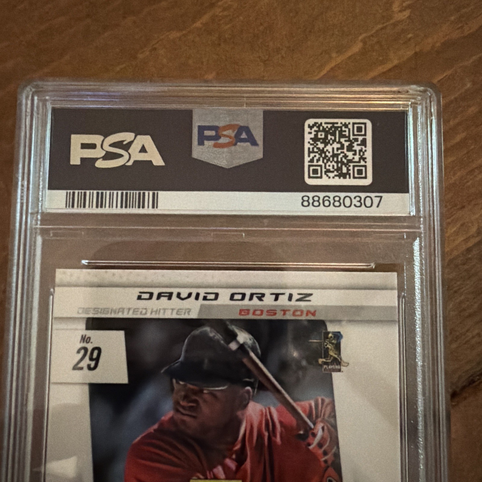 2013 PANINI PRIZM Baseball David Ortiz Card #29 PSA NM-MT 8 view 5