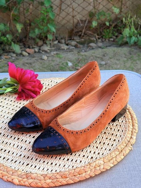 Women Moda di Fausto Heels Brown Suede 38.5