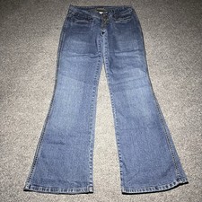 Vintage Jordache Jeans Womens 9/10 Blue Flare Leg Bootcut Stretch Denim Y2K