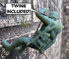 World War 2 American Army Toy Soldier RAPPELLING Military Resin 1/32 WW2 Figure