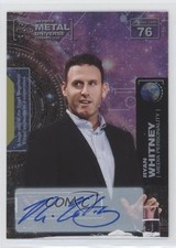 2021 Skybox Metal Universe Champions Silver Auto Ryan Whitney #76 Auto gz3