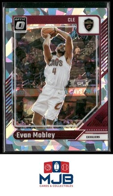 2024-25 Donruss Optic Evan Mobley Cracked Ice #20/25 #121 Cleveland Cavaliers