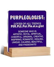 Purple Gifts for Women Men, Birthday Gifts for Mom Sister Friends, PURPLE