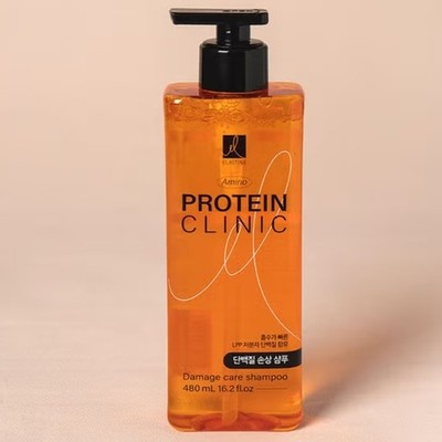 ELASTINE Amino Protein Clinic Shampoo 480ml Protein Hair Care Shampoo K-Cosmetic
