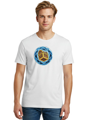 Treasure-Chest-Emblem Mens Graphic Tee, 100% Cotton, Casual Summer Wear