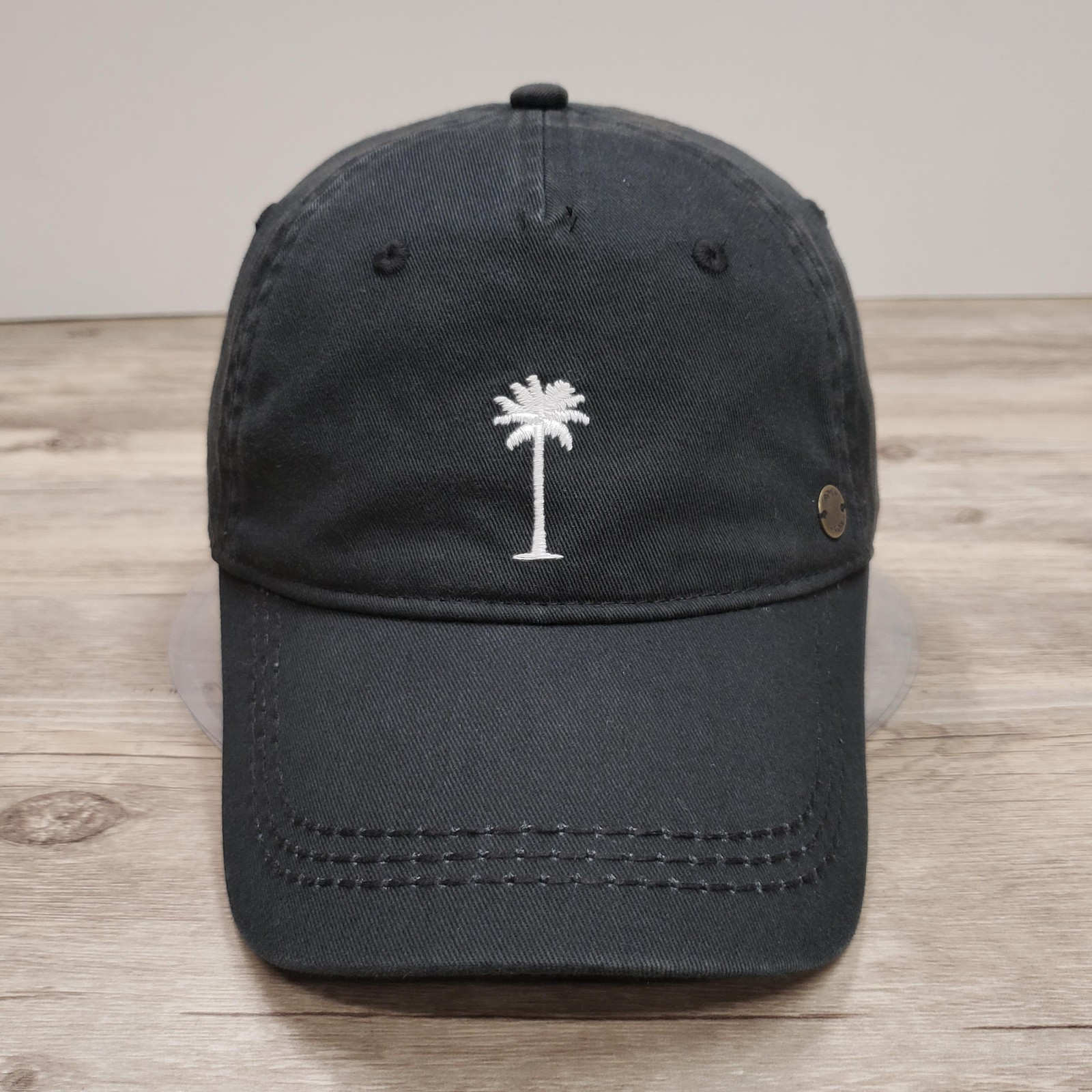 Roxy Hat Cap Strap Back Adjustable Black Palm Tre… - image 1