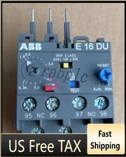 ABB Electronic Overload Relay E16DU-6.3 E16DU6.3 ;10093221 US Free TAX