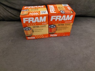 Fram PH3506 Extra Guard Oil Filter Sure Grip (2) pack