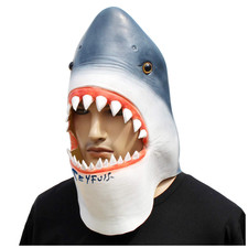 Richard Dreyfuss Signed JAWS Shark Mask w Remarkably Unique Signature! ACOA