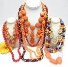 VINTAGE TO NOW FASHION/COSTUME JEWELRY NECKLACE LOT, ASSORTED TYPES & MATERIALS