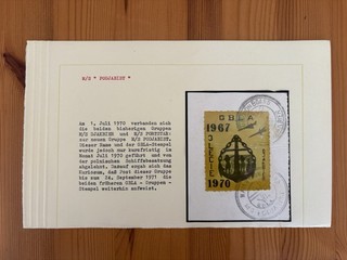 GBLA Great Bitter Lake Bittersee Cover Brief Suez Airmail Egypt Vignettes 204