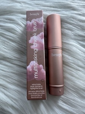 Benefit Multitasking Cheek Brush Retractable Blush, Bronzer New In Box  