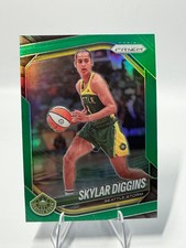 2025 Panini Prizm WNBA Skylar Diggins #123 Green Prizm