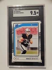 2024 Donruss Brock Bowers Rookie Graded 9.5