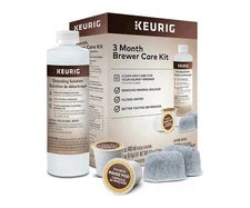 Keurig 3-Month Brewer Maintenance Kit Includes Descaling Solution