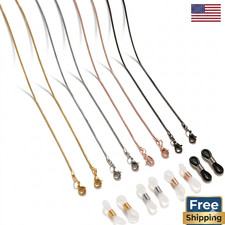 Stylish Reading Glasses Chain for Women - Gold Silver Metal Sunglasses Cord Lany