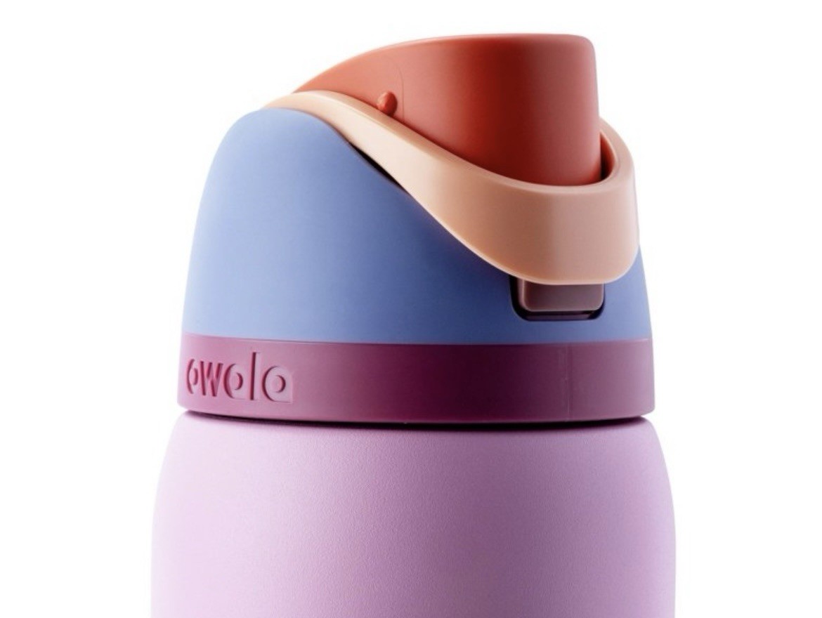 Owala FreeSip Stainless Steel Water Bottle 32 OZ Kick Flick Pink New 