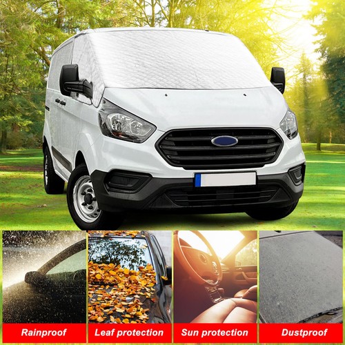 Thermoschutz Windschutzscheibenabdeckung Staubschutz Für FORD TRANSIT CUSTOM DE - Bild 3 von 14