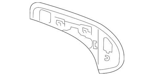 Cristal del espejo para Toyota (N/P 87931-0R090)