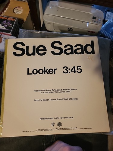 Sue Saad Looker 12" Promo LP 1981 Warner Bros.